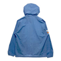 70's Sears シアーズ KINGS ROAD ジップアップパーカー袖ライン ポリコットン ライトブルー Size L 瑞穂店