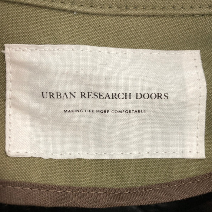 URBAN RESEARCH DOOR アーバンリサーチドア キルティングライナー付き ステンカラーコート カーキ size40 瑞穂店
