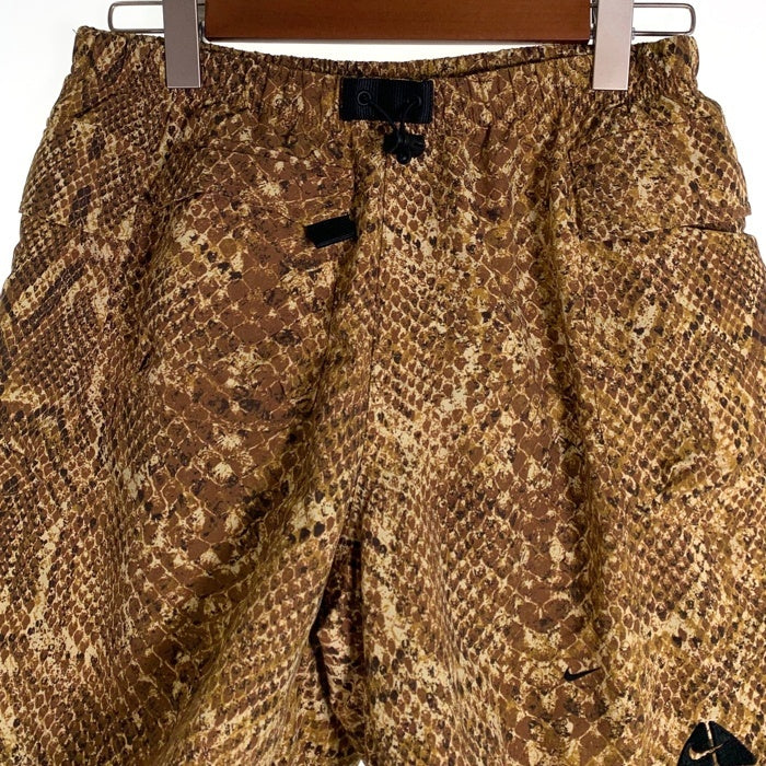 SUPREME シュプリーム NIKE ACG ナイキエーシージー 22AW Nylon Trail Short Pant ナイロン トレイル ショートパンツ 総柄 ゴールド DN3260-277 Size S 福生店