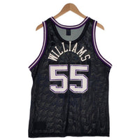 Champion チャンピオン Sacramento Kings サクラメント キングス Jason Williams ジェイソン ウイリアムス タンクトップ ブラック パープル メキシコ製 SIze L 福生店