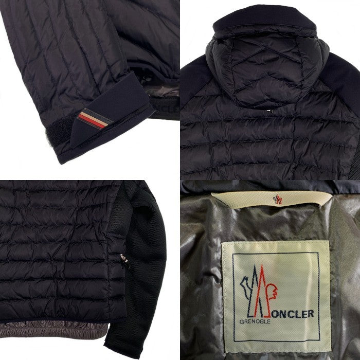 MONCLER GRENOBLE モンクレール グルノーブル GAILLARDE GIUBBOTTO ダウンジャケット ネイビー ブラック Size 2 福生店