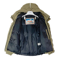 FIRST DOWN ファーストダウン 193-3526 バイカラー ダウンジャケット カーキ sizeS 瑞穂店