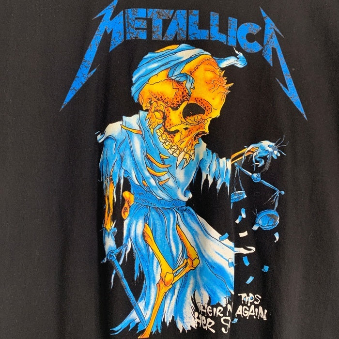 METALLICA メタリカ プリントTシャツ ブラック against Size XL 福生店