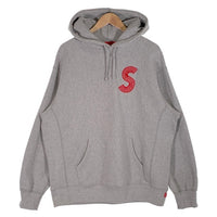 SUPREME シュプリーム 20AW S Logo Hooded Sweatshirt Sロゴ プルオーバースウェットパーカー グレー Size L 福生店