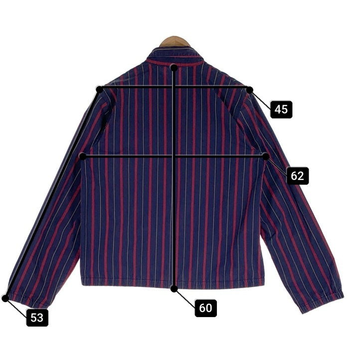Polo by Ralph Lauren ポロバイラルフローレン スイングトップ シャツ ジャケット ストライプ レッド ネイビー Size L 福生店