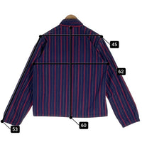 Polo by Ralph Lauren ポロバイラルフローレン スイングトップ シャツ ジャケット ストライプ レッド ネイビー Size L 福生店