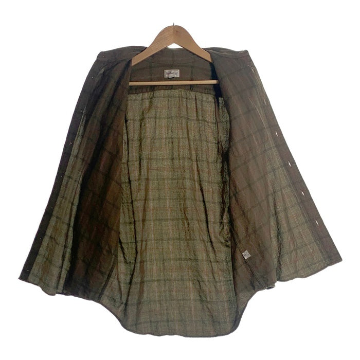 90`s Burberrys` バーバリー チェックシャツ 長袖 グリーン Size L 福生店
