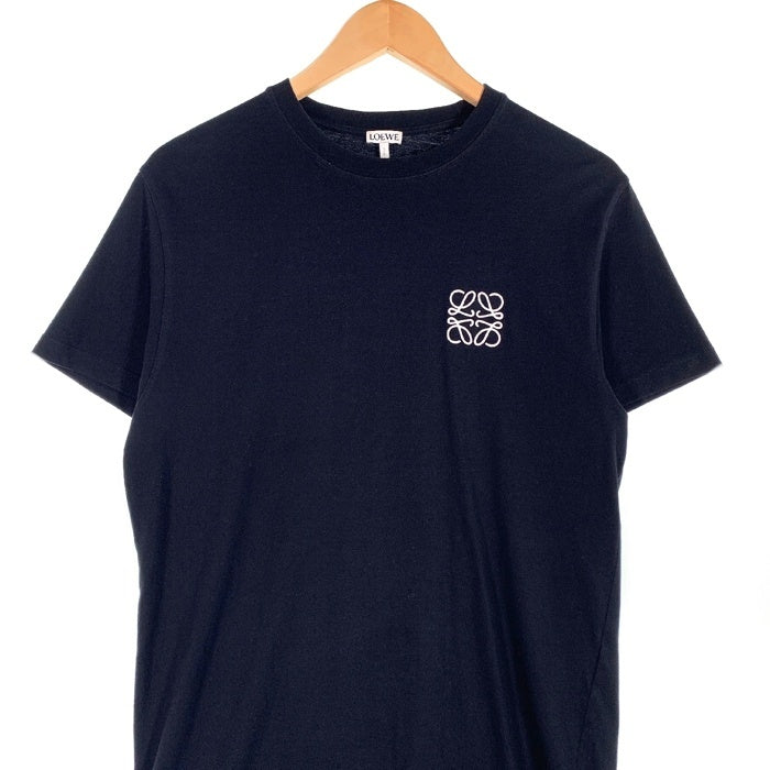 LOEWE ロエベ アナグラム刺繡 レギュラーフィット Tシャツ ブラック H526Y22X75 Size XS 福生店