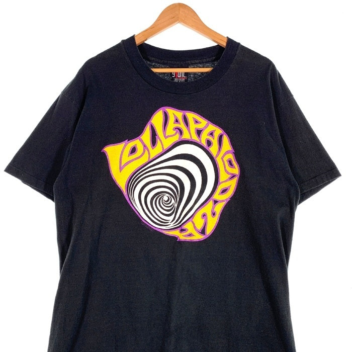 90's LOLLAPALOOZA ロラパルーザ フェスティバル 92 プリントTシャツ Giant USA製 1992コピーライト Size XL 福生店
