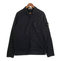 STONE ISLAND ストーンアイランド Overshirt オーバーシャツ ジップアップシャツジャケット ブラック 791511010 Size L 福生店