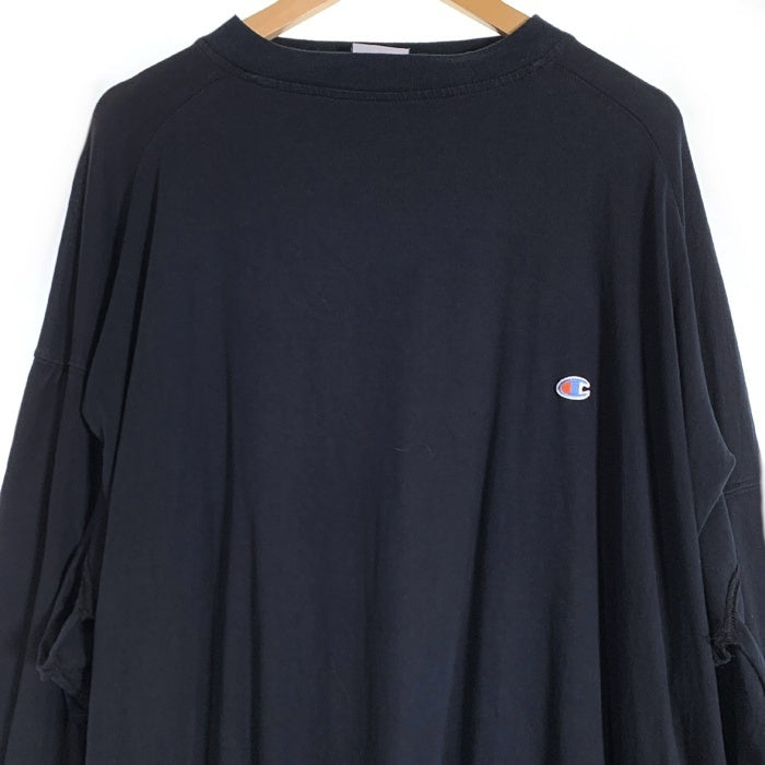 VETEMENTS ヴェトモン Champion チャンピオン オーバーサイズ ロングスリーブTシャツ ブラック WSS17CH8 イタリア製 Size XS 福生店