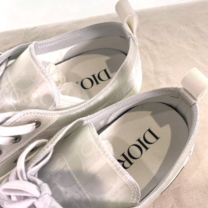 Dior Homme ディオールオム B23 LT OBLIQUE TRANSPARENCY オブリーク ローカットスニーカースニーカー ホワイト Size 42  (27.0cm) 福生店