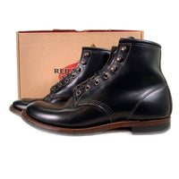 RED WING レッドウィング ベックマン フラット ボックス 6 INCH ブーツ 9060 ブラック 茶芯 USA製 Size US8.5 (26.5cm) 福生店