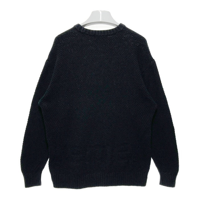 SUPREME シュプリーム 20AW Textured Small Box Sweater スモールボックスロゴニット ブラック sizeM 瑞穂店