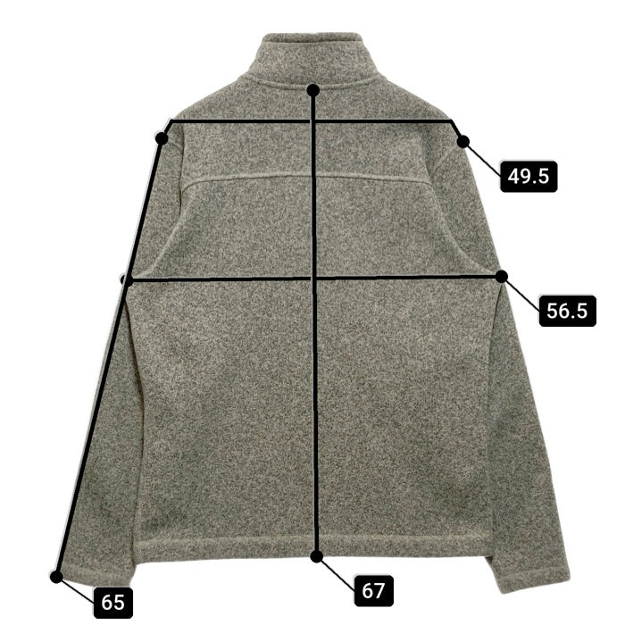 THE NORTH FACE ノースフェイス ハーフジップ プルオーバー トップ ニット 内フリース グレー Size M 瑞穂店