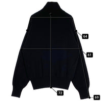GOOSEBUZZY グースバジー HARF ZIP CLUB SWEATER ハーフジップ クラブ セーター ブラック GB-CS01 Size L 福生店