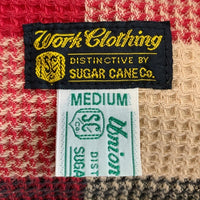 SUGAR CANE シュガーケーン バッファローチェックシャツ ワッフルコットン レッド M品番 Size M 福生店