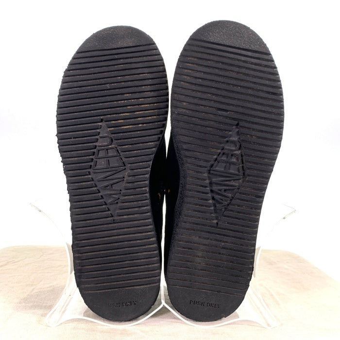 SOFT MACHINE ソフトマシーン MANEBU マネブ HOMIE SHOES スリッポン シューズ ローカットスニーカー ブラック MNB-CH01CR-P Size 41 福生店
