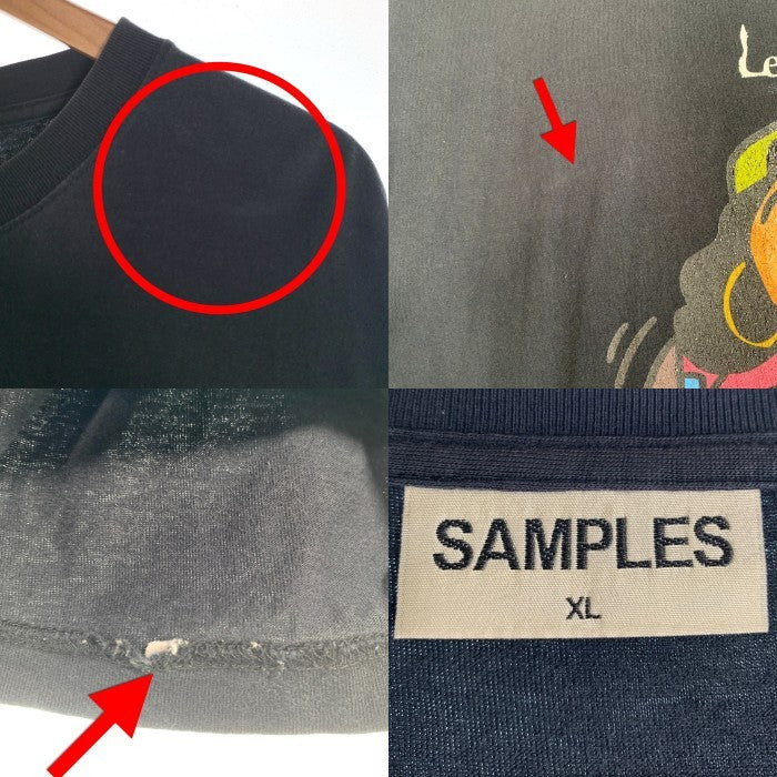 SAMPLES サンプルズ Boxer Juntaro BOP LEGENDS プリントTシャツ ブラック Size XL 福生店