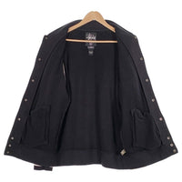 STUSSY ステューシー スウェット アワードジャケット スタジャン ブラック プリント Size XL 福生店