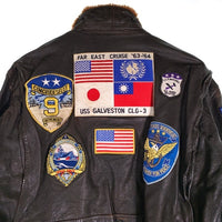 COCKPIT USA コックピット G-1 TOP GUN トップガン ゴートスキン レザーフライトジャケット ブラウン Z201036TW Size 40 福生店