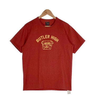 JOE McCOY ジョーマッコイ BUTLER HIGH ブルドッグ プリントTシャツ チェリー Size 38 福生店