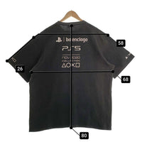BALENCIAGA バレンシアガ 21AW PS5 ロゴプリント オーバーサイズTシャツ ブラック 651795 TKVF3 Size XL 福生店