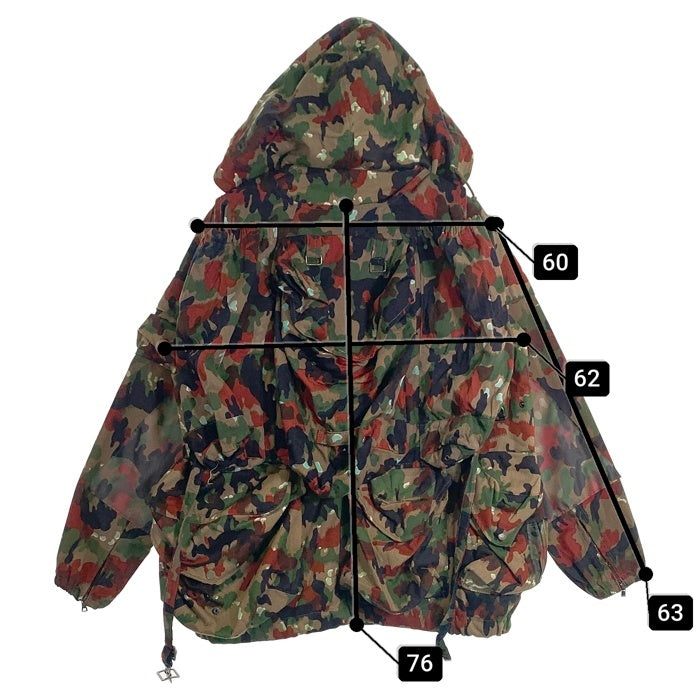 SWISS ARMY スイス軍 アルペンカモ フィールドジャケット マウンテンパーカー マルチ Size 52 福生店