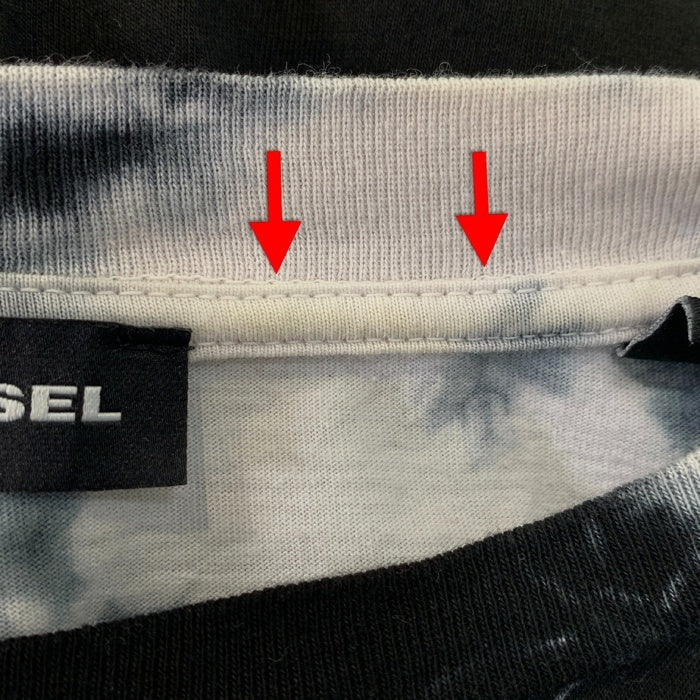 DIESEL ディーゼル タイダイ ロングスリーブTシャツ プリント Size L 福生店