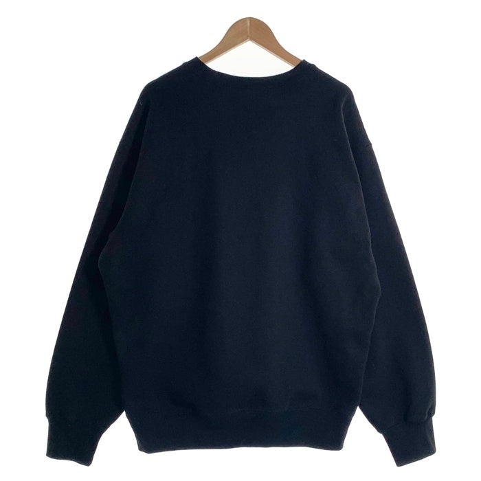 SUPREME シュプリーム 22AW Box Logo Sweatshirt ボックスロゴ クルーネックスウェットトレーナー ブラック Size L 福生店