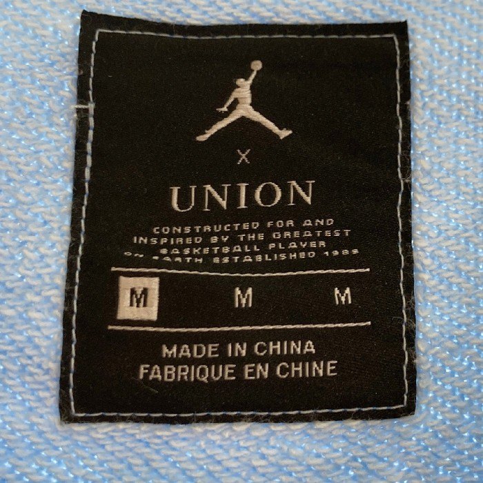 NIKE ナイキ × UNION ユニオン スウェット ブルー sizeM 瑞穂店