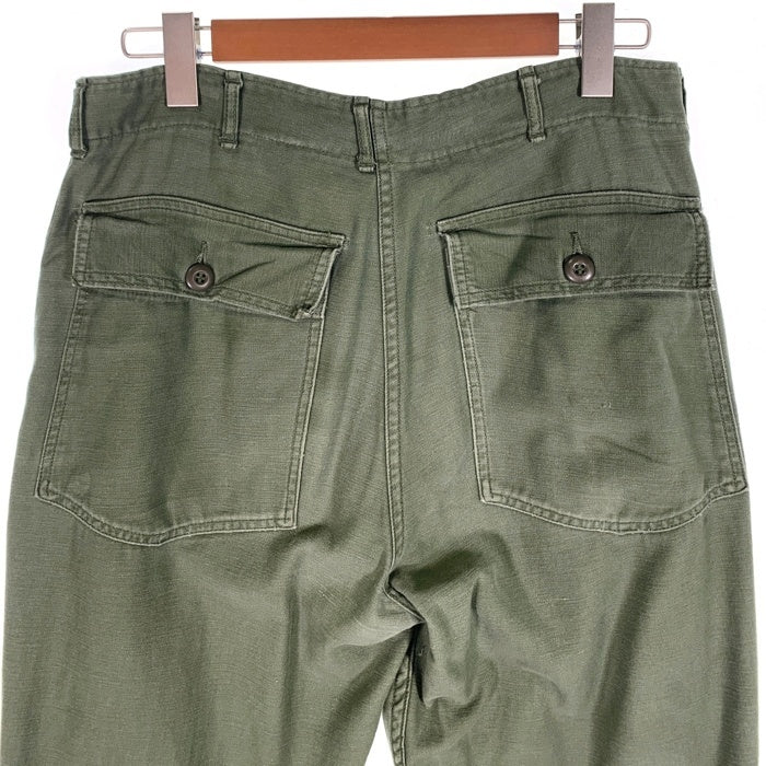60's U.S.ARMY 米軍 ベイカーパンツ オリーブ 8405-782-3172 OG-107 67年会計 Size 34×29 福生店