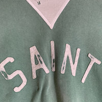 SAINT MICHAEL セントマイケル SWEAT SHIRT FELT クルーネックスウェット グリーン SM-S22-0000-040 Size L 福生店