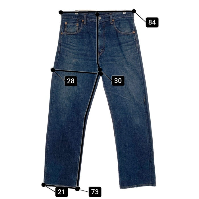 90's LEVI'S リーバイス 502-XX 復刻 ジッパーフライ テーパードデニムパンツ インディゴ 日本製 99年 Size 34×36 福生店