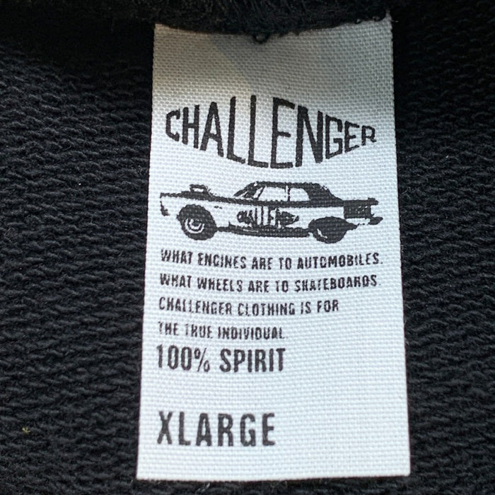 CHALLENGER チャレンジャー 22SS FIREBALL HOODIE ファイヤーボールフーディ ラグランスリーブ スウェットパーカー ブラック CLG-SW 022-002 Size XL 福生店