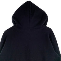 Champion チャンピオン リバースウィーブ プルオーバースウェットパーカー 単色タグ復刻 カレッジワッペン ブラック C3-W112 Size L 福生店