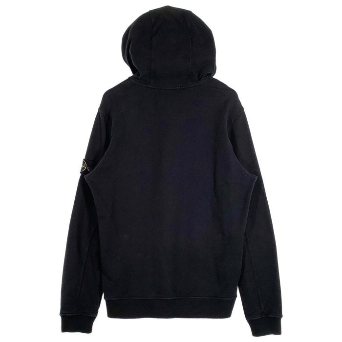 STONE ISLAND ストーンアイランド ガーメントダイ プルオーバーフーディー パーカー ブラック Size L 福生店