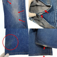 80-90's Levi's リーバイス 517 ブーツカット デニムパンツ インディゴ オレンジタブ SCOVILL USA製 Size 34×36 福生店