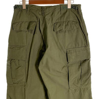 60’s U.S.ARMY 米軍 ジャングルファティーグ ミリタリーカーゴパンツ オリーブ リップストップ 8405-935-3307 69年会計 1 Size M-S 福生店