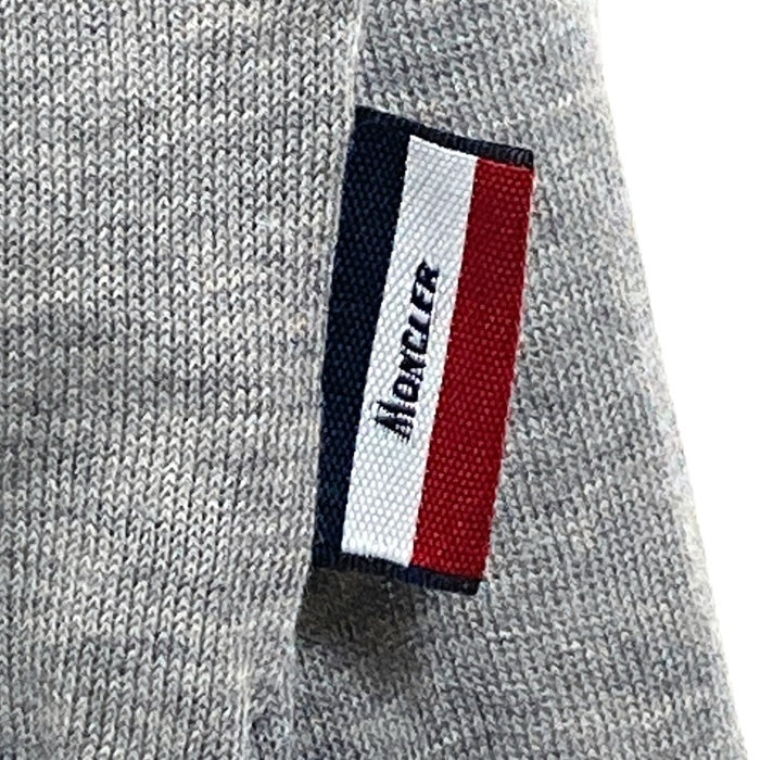 MONCLER モンクレール 17AW MAGLIONE TRICOT GIROCOLLO ROUND NECK JUMPER グレー sizeM※品質タグ欠損 瑞穂店