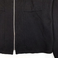 agnes.b homme. アニエスベーオム ハイネック ジップアップカットソー コットン ブラック フランス製 Size 3 福生店