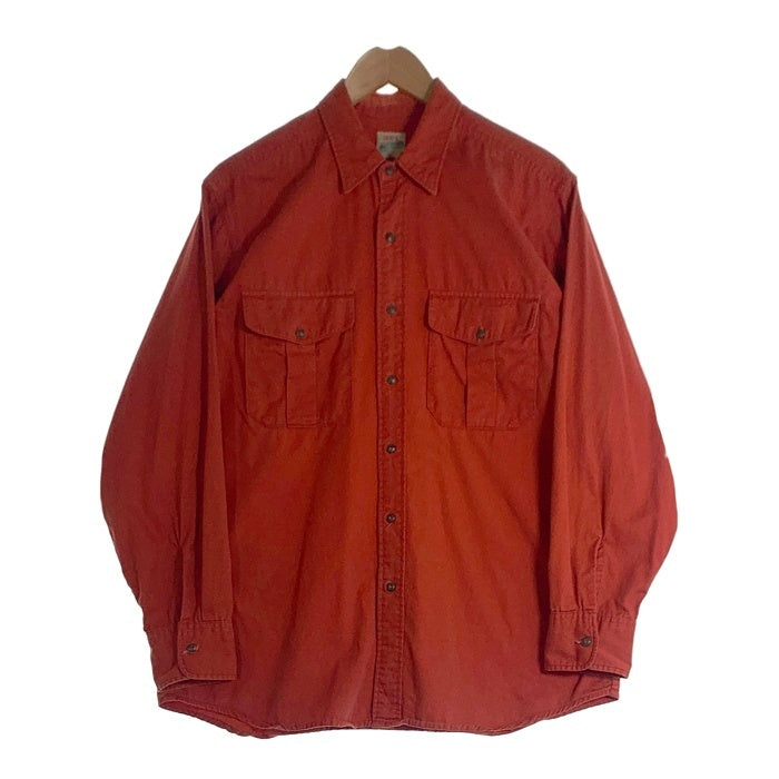 90's Levi's リーバイス 長袖 ロングスリーブ シャツ レッド USA製 Size L 福生店
