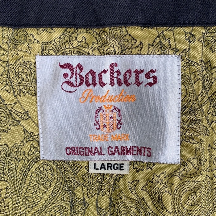 BACKERS バッカーズ カップショルダー ダービージャケット ブラック Size L 福生店