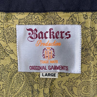 BACKERS バッカーズ カップショルダー ダービージャケット ブラック Size L 福生店