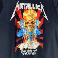 METALLICA メタリカ プリントTシャツ ブラック against Size XL 福生店