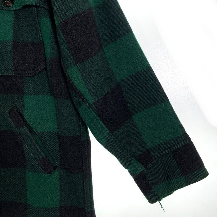 50’s Woolrich ウールリッチ バッファローチェック ウールジャケット マッキーノ グリーン ブラック Size M-L 相当 福生店
