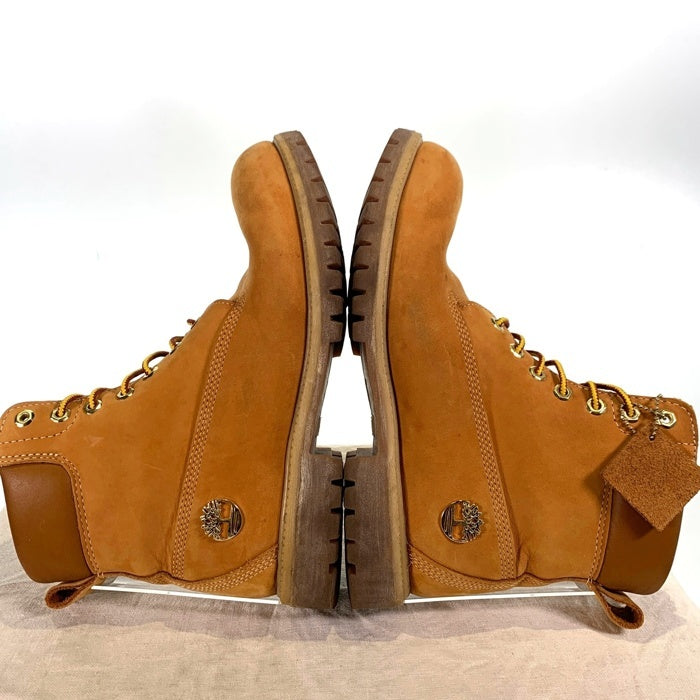 Timberland ティンバーランド STUSSY ステューシー サイドジップ イエローブーツ ライトブラウン 6129A Size US10.5 (28.5cm) 福生店