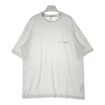 COMME des GARCONS SHIRT コムデギャルソンシャツ FI-T017 ロゴプリントTシャツ ホワイト sizeXL 瑞穂店
