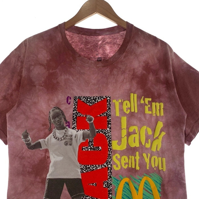 Travis Scott トラヴィススコット Cactus Jack カクタスジャック McDonald's Jack Smile II T-Shirt マクドナルド ジャック スマイル パフプリント 半袖 Tシャツ マルチ Size M 福生店