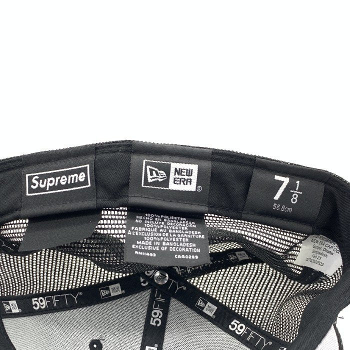SUPREME シュプリーム 23SS New Era ニューエラ Box Logo Mesh ボックスロゴ メッシュキャップ ブラック Size 7 1/8(56.8cm) 福生店